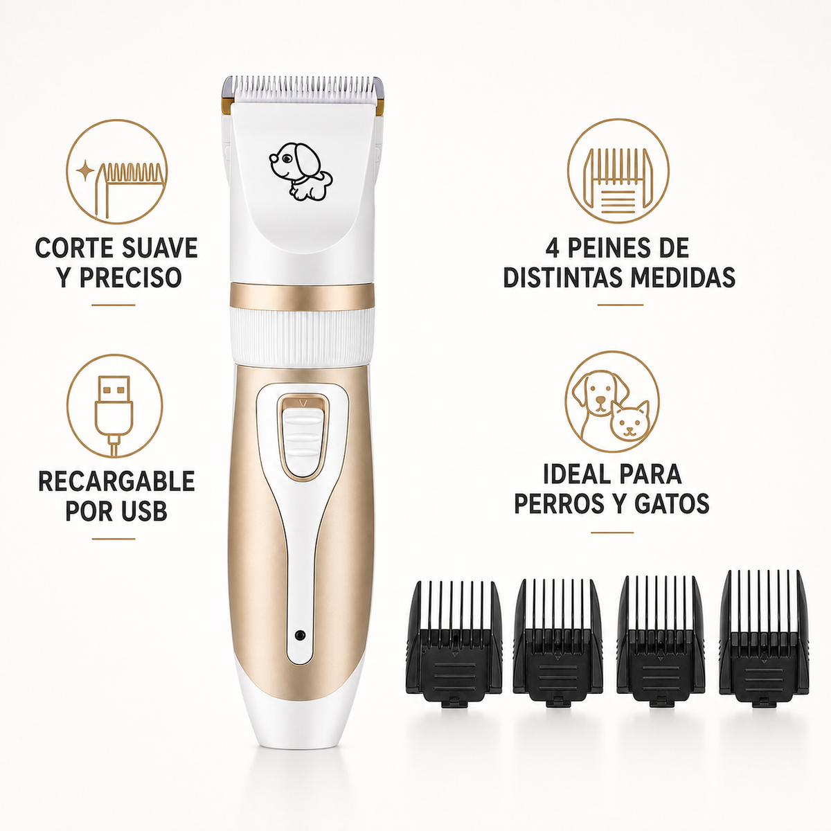 Maquinilla Cortapelo para Mascotas