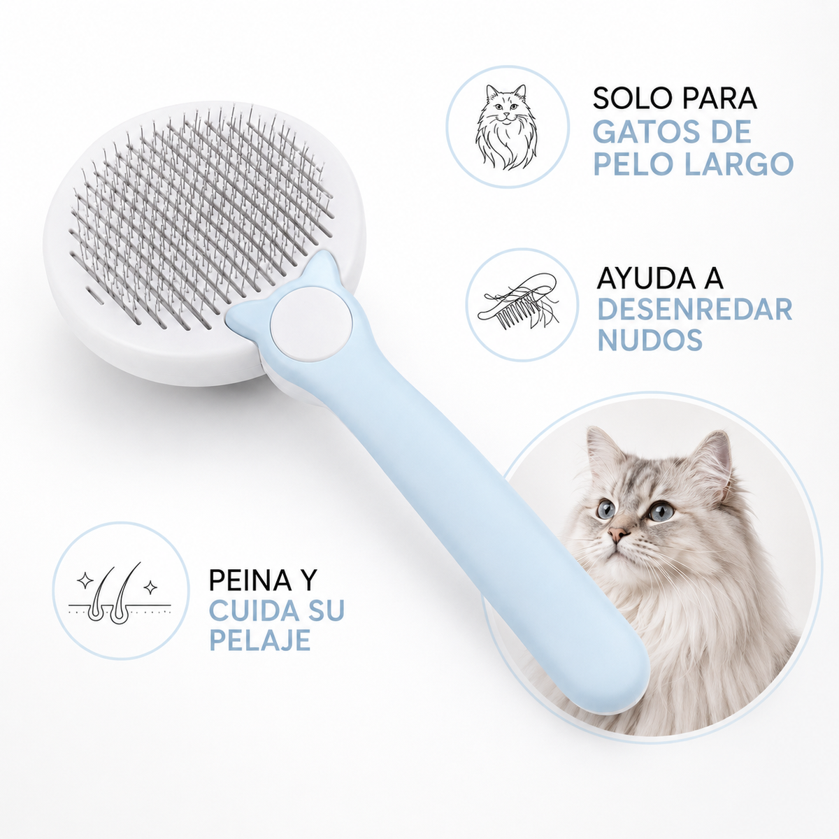 MiaouCare™ -Cepillo Desenredante